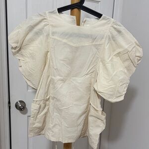 Ethos Elegant Cream Women's Top